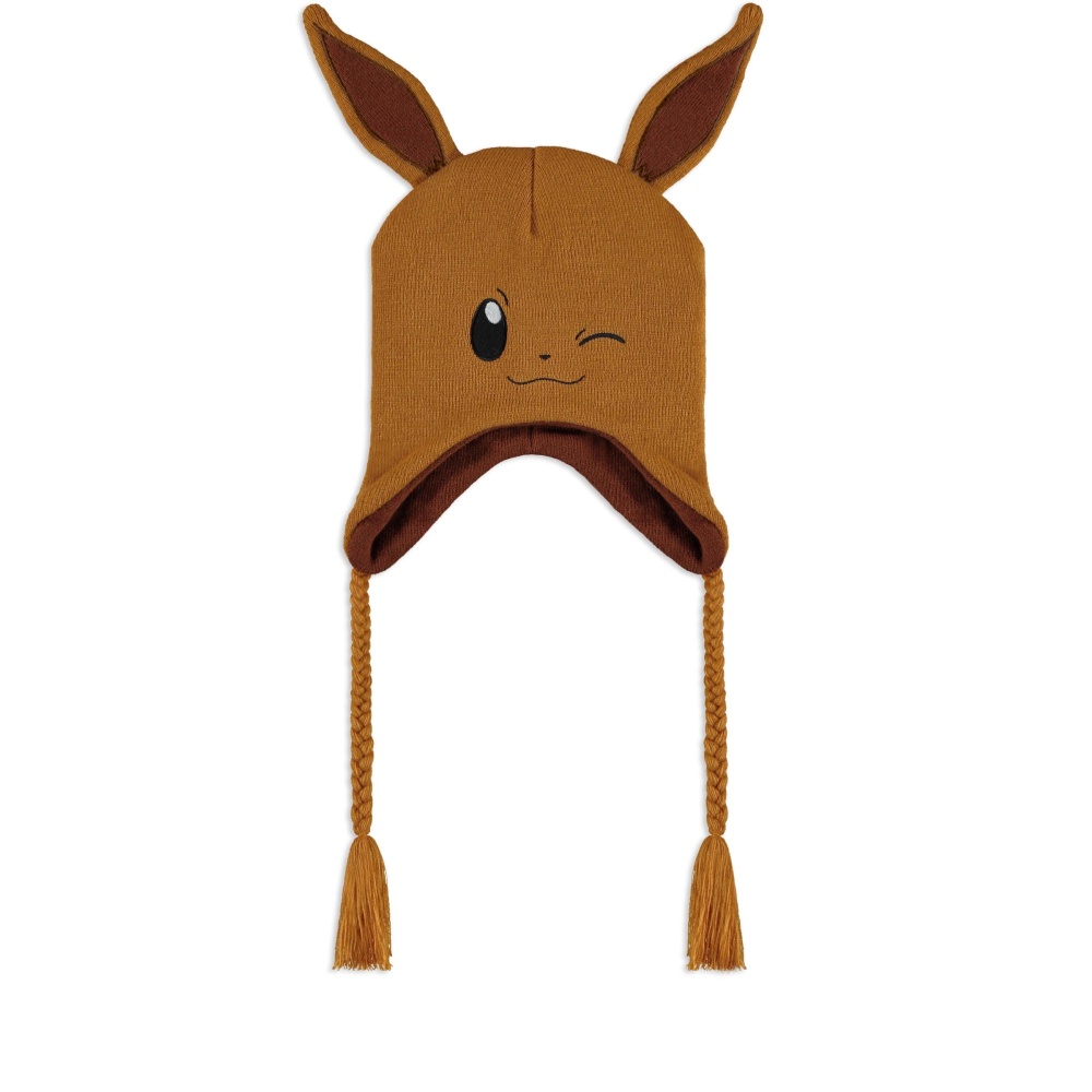 Pokémon - Novelty Eevee Sherpa Laplander Mütze - Braun